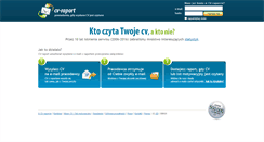 Desktop Screenshot of cv-raport.pl