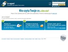 Tablet Screenshot of cv-raport.pl